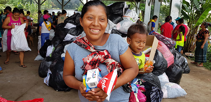 ADRA Canada volcano victim in Guatemala receives assistance