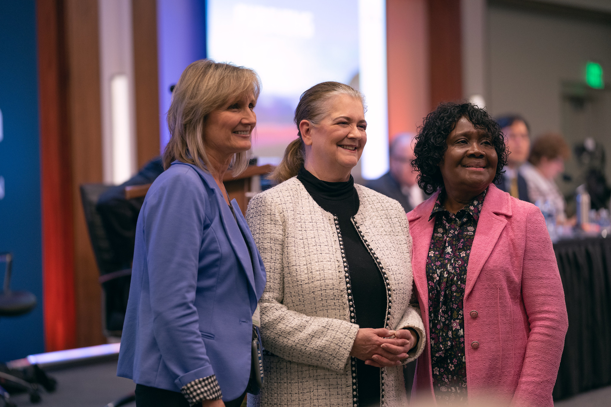 Debra Brill poses with Bonita Joyner Shields, NAD associate secretary, and Ella Simmons, former General Conference vice president at the North American Division Year-End Meeting in 2019