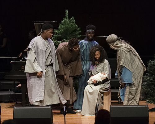 Benton Harbor High School students participate in “The Nativity Story."