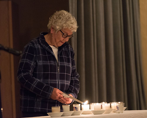 AU interfaith prayer meeting for Jewish victims of Pittsburgh synagogue shooting where 11 lost their lives.
