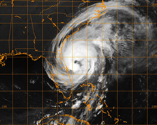 Navy satellite image of Hurricane Dorian, Sept. 4, 2019
