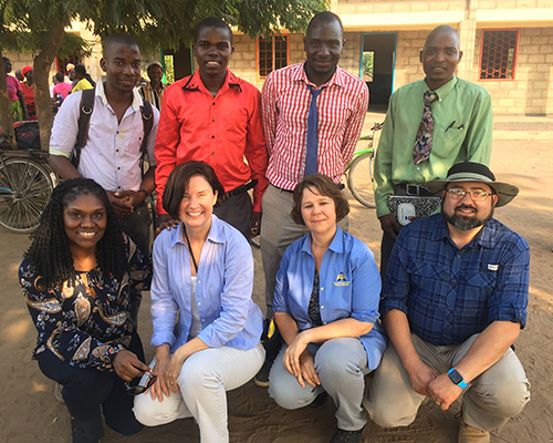 NAD education leaders meet with teachers from Ntangaye School, Malawi, Africa.