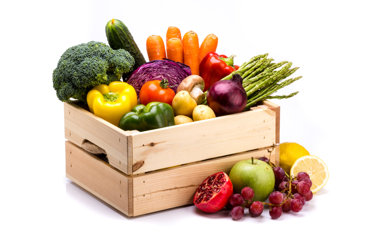 fruit and veggie box