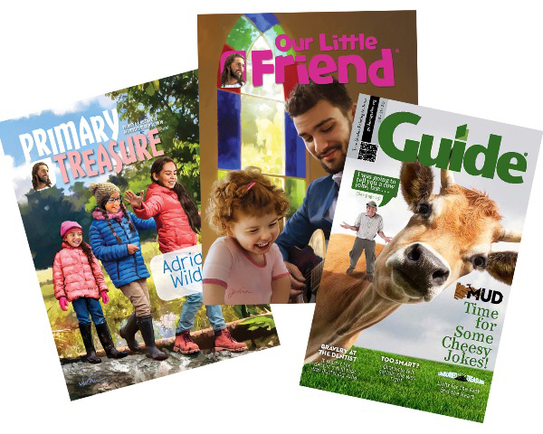 Primary Treasure, My Little Friend, and Guide magazines