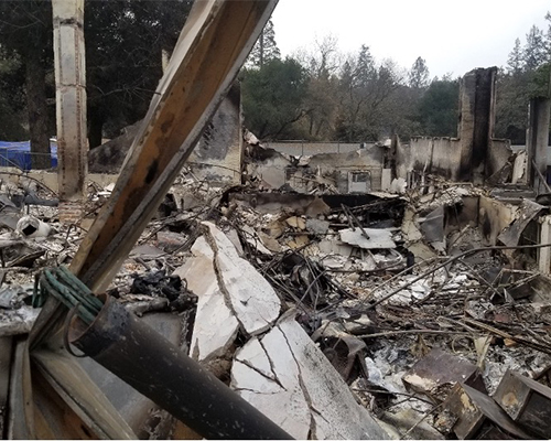 Foothill Seventh-day Adventist School Fire Damage