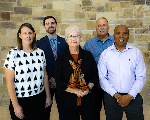Members of the grant-writing team included Donna Berkner, vice president for academic affairs; Marcel Sargeant, assistant vice president for academic affairs; Austen Powell, project director of Pathways to Success; Erin Maloney, professor of biology; and Tom Bunch, university grant writer.