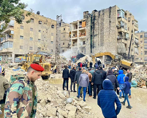 ADRA Syria team in earthquake area Turkey