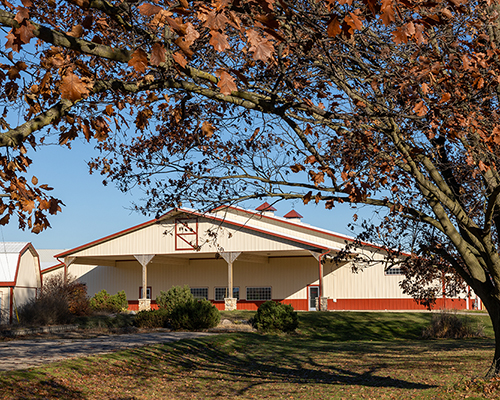 The Andrews University Agriculture Education Center; photo by Jeff Boyd