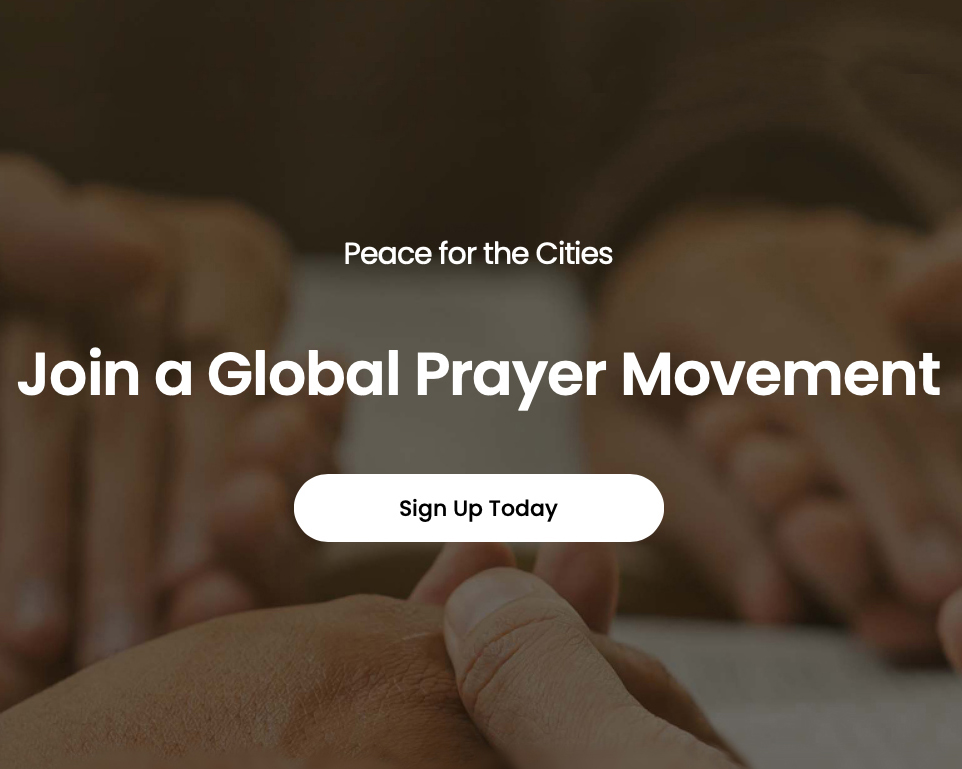 graphic for Peace in the Cities Ramadan prayer initiative 2025 - General Conference