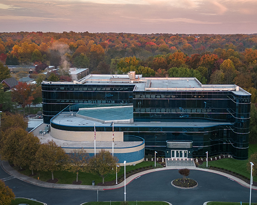 North American Division headquarters - photo of outside of building aerial view