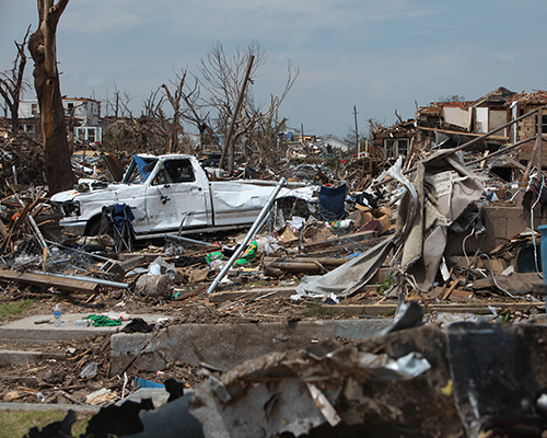 Tornado aftermath