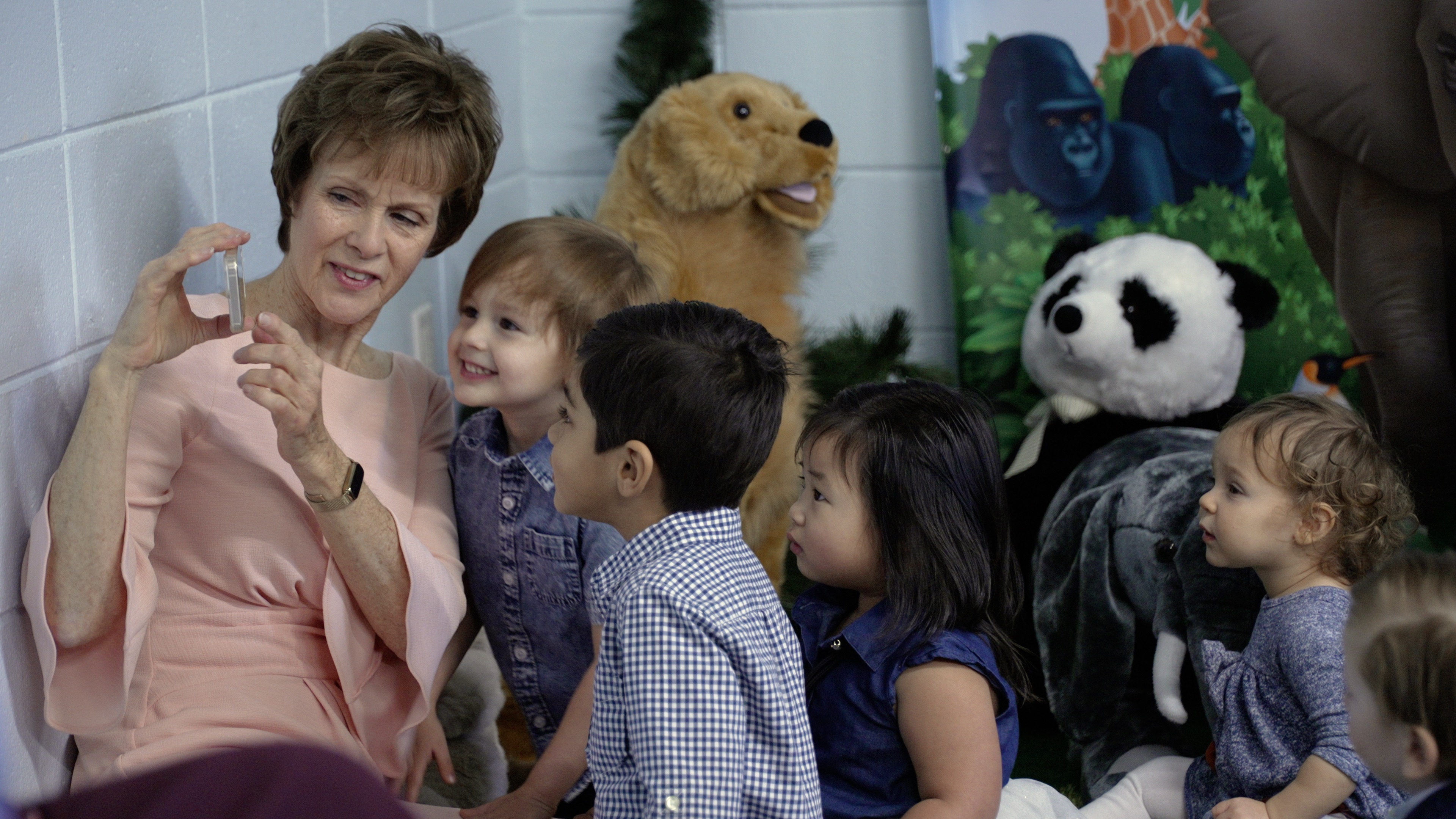 Sabbath School teacher shares a resource with her class during a training for the new Alive in Jesus Sabbath School curriculum