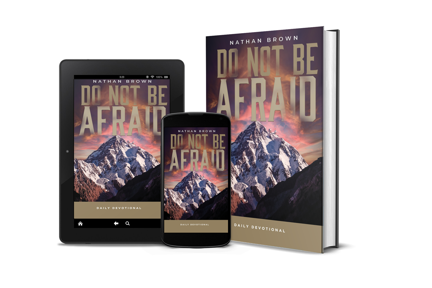 Devotional book "Do Not Be Afraid" in print and digital formats