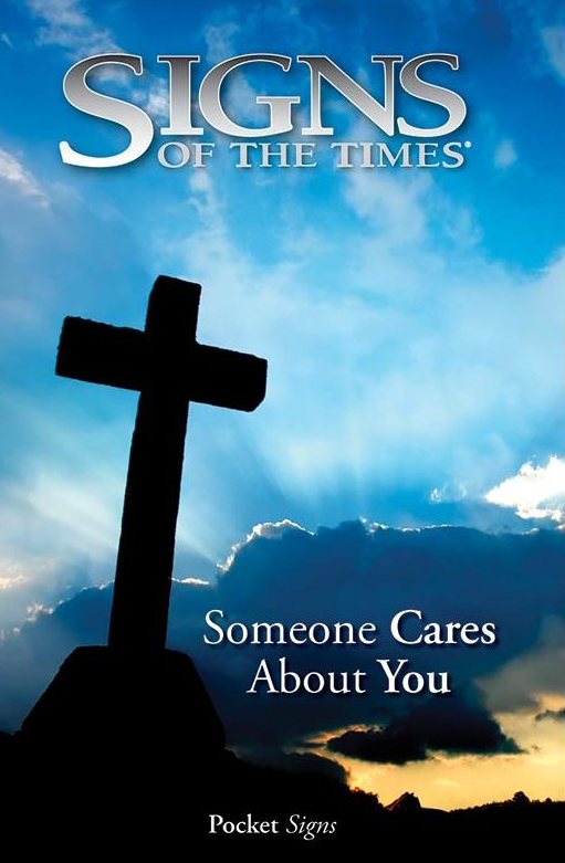 Cover of Signs of the Times tract, "Someone Cares About You."