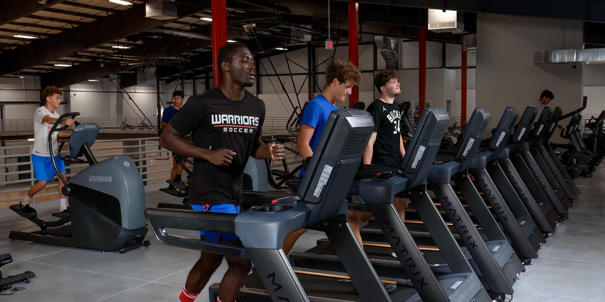 Union Adventist University new health fitness center cardio area